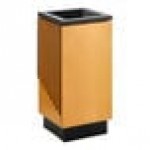 Lancaster Table & Seating 13 Gallon Steel / Wood Composite Square Decorative Outdoor Trash Can Lancaster Table & Seating 13 Gallon Steel / Wood Composite Square Decorative Outdoor Trash Can
