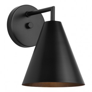 Canarm Emeri Matte Black Outdoor Wall Light - 120V, 60W