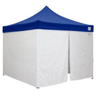 Caravan Canopy 21003105020 Aluma 10' x 10' Blue Heavy-Duty Commercial Grade Instant Canopy Deluxe Kit with Side Walls Caravan Canopy 21003105020 Aluma 10' x 10' Blue Heavy-Duty Commercial Grade Instant Canopy Deluxe Kit with Side Walls