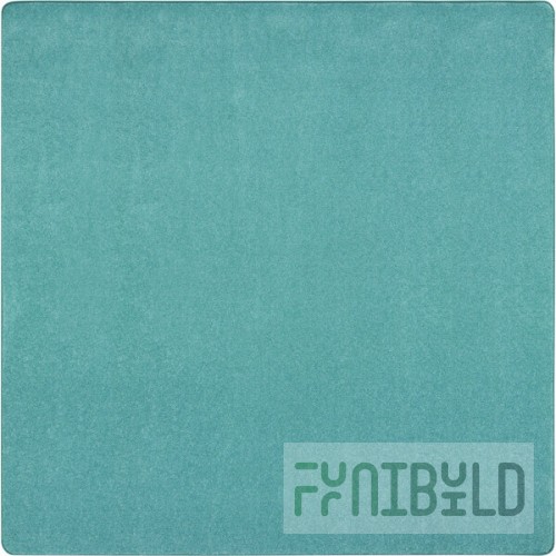 Joy Carpets Kid Essentials Just Kidding 12' Seafoam Square Area Rug