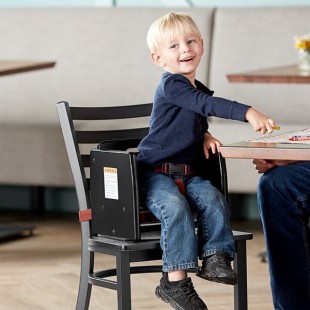 Lancaster Table & Seating Unassembled Wooden Booster Seat with Black Finish Lancaster Table & Seating Unassembled Wooden Booster Seat with Black Finish