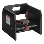 Lancaster Table & Seating Unassembled Wooden Booster Seat with Black Finish Lancaster Table & Seating Unassembled Wooden Booster Seat with Black Finish