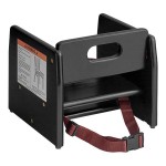 Lancaster Table & Seating Unassembled Wooden Booster Seat with Black Finish Lancaster Table & Seating Unassembled Wooden Booster Seat with Black Finish