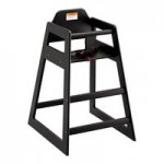 Lancaster Table & Seating Unassembled Wooden Booster Seat with Black Finish Lancaster Table & Seating Unassembled Wooden Booster Seat with Black Finish