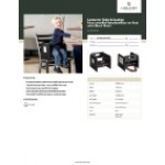 Lancaster Table & Seating Unassembled Wooden Booster Seat with Black Finish Lancaster Table & Seating Unassembled Wooden Booster Seat with Black Finish