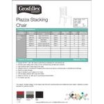 Grosfillex US646017 / US647017 Plazza Black Sidechair with Window Back Grosfillex US646017 / US647017 Plazza Black Sidechair with Window Back