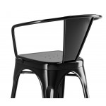 Lancaster Table & Seating Alloy Onyx Black Outdoor Arm Chair Lancaster Table & Seating Alloy Onyx Black Outdoor Arm Chair