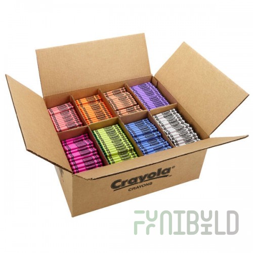 Crayola 528908 Classic 3000-Count Crayons in 8 Assorted Colors
