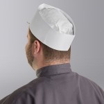 Choice Adjustable White Disposable Overseas Cap - 1,000/Case Choice Adjustable White Disposable Overseas Cap - 1,000/Case