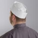 Choice Adjustable White Disposable Overseas Cap - 1,000/Case Choice Adjustable White Disposable Overseas Cap - 1,000/Case