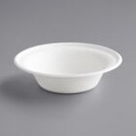 EcoChoice 16 oz. Compostable White Plant Fiber Round Bowl - 125/Pack EcoChoice 16 oz. Compostable White Plant Fiber Round Bowl - 125/Pack