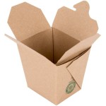 Fold-Pak Earth 08MWEARTHM 8 oz. Microwaveable Paper Take-Out Container - 450/Case Fold-Pak Earth 08MWEARTHM 8 oz. Microwaveable Paper Take-Out Container - 450/Case