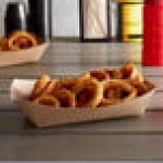 #500 5 lb. Natural Eco-Kraft Customizable Paper Food Tray - 500/Case #500 5 lb. Natural Eco-Kraft Customizable Paper Food Tray - 500/Case
