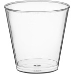 Choice Clear Plastic Shot Glass 1.5 oz. - 1,000/Case