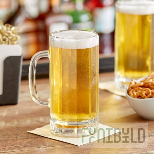 Acopa 22 oz. Paneled Beer Mug - Sample