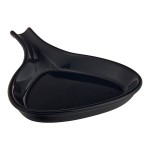 Acopa 10 oz. Black Stoneware Fry Pan Server - 12/Case Acopa 10 oz. Black Stoneware Fry Pan Server - 12/Case