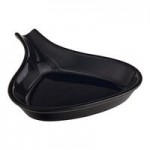 Acopa 10 oz. Black Stoneware Fry Pan Server - 12/Case Acopa 10 oz. Black Stoneware Fry Pan Server - 12/Case