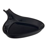 Acopa 10 oz. Black Stoneware Fry Pan Server - 12/Case Acopa 10 oz. Black Stoneware Fry Pan Server - 12/Case