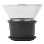 GET GL-CRF-52 Silhouette 52 oz. Glass Decanter with Dripless Stainless Steel Lid