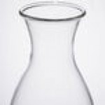 GET GL-CRF-52 Silhouette 52 oz. Glass Decanter with Dripless Stainless Steel Lid