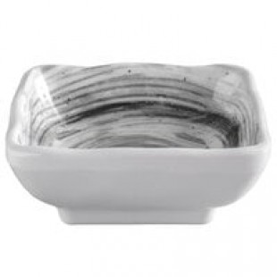 Elite Global Solutions JWT57 Zen 1.7 oz. Black Rectangular Kozara Black Melamine Sauce Cup - 6/Case Elite Global Solutions JWT57 Zen 1.7 oz. Black Rectangular Kozara Black Melamine Sauce Cup - 6/Case