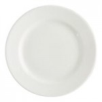 RAK Porcelain Banquet 1 oz. Ivory Porcelain Continental Sauce Dish - 12/Case