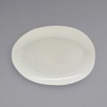 Front of the House Tides 3 oz. Semi-Matte Semi-Matte Scallop Oval Porcelain Ramekin - 12/Case Front of the House Tides 3 oz. Semi-Matte Semi-Matte Scallop Oval Porcelain Ramekin - 12/Case