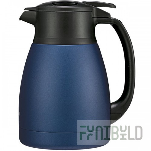 Zojirushi SH-HC10-AD 34 oz. Matte Navy Blue Stainless Steel-Lined Vacuum Carafe
