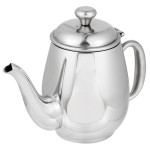 Vollrath 46593 Orion 12 oz. Mirror-Finished Stainless Steel Coffee / Tea Pot