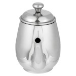Vollrath 46593 Orion 12 oz. Mirror-Finished Stainless Steel Coffee / Tea Pot