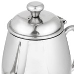 Vollrath 46593 Orion 12 oz. Mirror-Finished Stainless Steel Coffee / Tea Pot