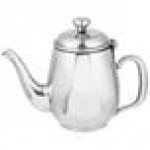 Vollrath 46593 Orion 12 oz. Mirror-Finished Stainless Steel Coffee / Tea Pot