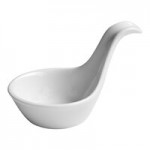 Ariane Miniature 3.56 oz. Ivory Square Porcelain Bowl - 18/Case
