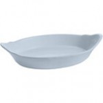 TableCraft CW1710GY 28 oz. Gray Oval Au Gratin Dish TableCraft CW1710GY 28 oz. Gray Oval Au Gratin Dish