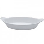 TableCraft CW1710GY 28 oz. Gray Oval Au Gratin Dish TableCraft CW1710GY 28 oz. Gray Oval Au Gratin Dish
