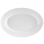 CAC MB-8 Clinton 1.5 Qt. Bright White Rolled Edge China Salad / Pasta Bowl - 24/Case
