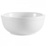 CAC MB-8 Clinton 1.5 Qt. Bright White Rolled Edge China Salad / Pasta Bowl - 24/Case