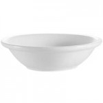 CAC MB-8 Clinton 1.5 Qt. Bright White Rolled Edge China Salad / Pasta Bowl - 24/Case