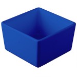 TableCraft CW4024CBL Contemporary Collection Cobalt Blue 1 Qt. Straight Sided Bowl