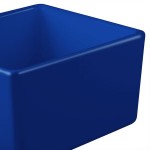 TableCraft CW4024CBL Contemporary Collection Cobalt Blue 1 Qt. Straight Sided Bowl