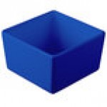 TableCraft CW4024CBL Contemporary Collection Cobalt Blue 1 Qt. Straight Sided Bowl