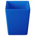 TableCraft CW4024CBL Contemporary Collection Cobalt Blue 1 Qt. Straight Sided Bowl