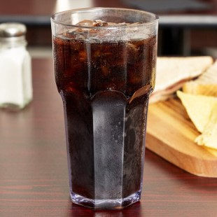 Carlisle 582207 Louis 22 oz. Clear SAN Plastic Tumbler - 24/Case