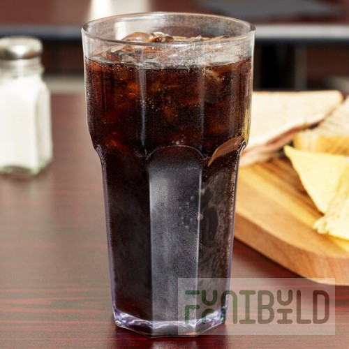 Carlisle 582207 Louis 22 oz. Clear SAN Plastic Tumbler - 24/Case