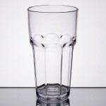 Carlisle 582207 Louis 22 oz. Clear SAN Plastic Tumbler - 24/Case