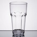 Carlisle 582207 Louis 22 oz. Clear SAN Plastic Tumbler - 24/Case