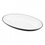 American Metalcraft Dual-Tone 85 oz. Black / White Melamine Bowl American Metalcraft Dual-Tone 85 oz. Black / White Melamine Bowl