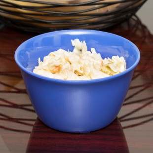 Carlisle 4354014 Dallas Ware 7.5 oz. Ocean Blue Bouillon Cup - 24/Case