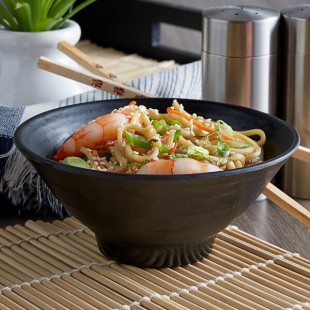 Elite Global Solutions JW1005 Zen 14 oz. Black Bowl - 6/Case Elite Global Solutions JW1005 Zen 14 oz. Black Bowl - 6/Case