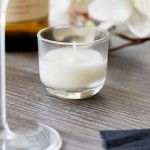 Sterno 40114 PetiteLites 8 Hour Clear Wax Filled Glass Candle - 48/Case Sterno 40114 PetiteLites 8 Hour Clear Wax Filled Glass Candle - 48/Case